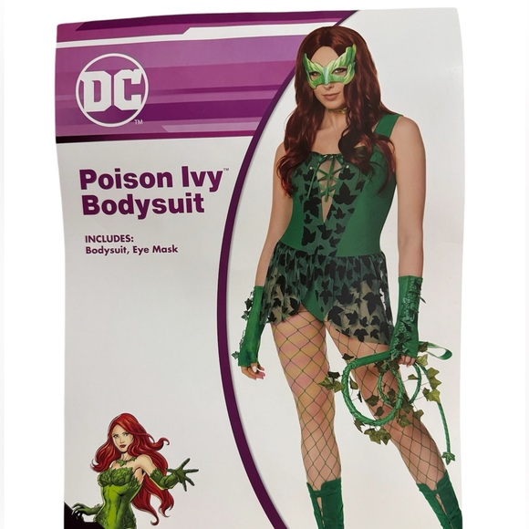 Poison Ivy bodysuit Halloween costume size XL - Picture 1 of 4